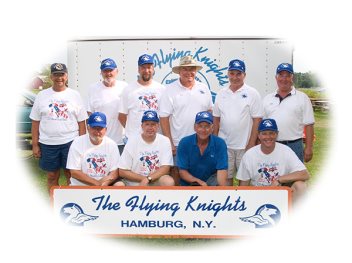 Members of The Flying Knights of Hamburg, N.Y.